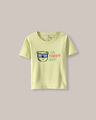 Playera Amarilla Estampada,AMARILLO CLARO